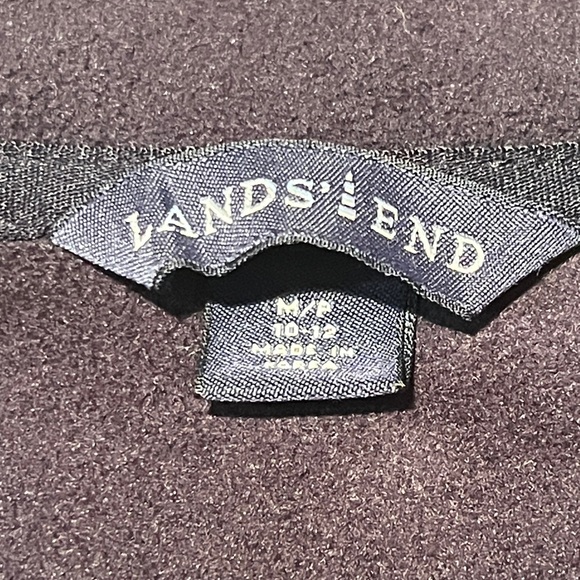 Lands’ End Black Windstopper Fleece Jacket With Hidden Pockets - Size MP - Picture 3 of 11